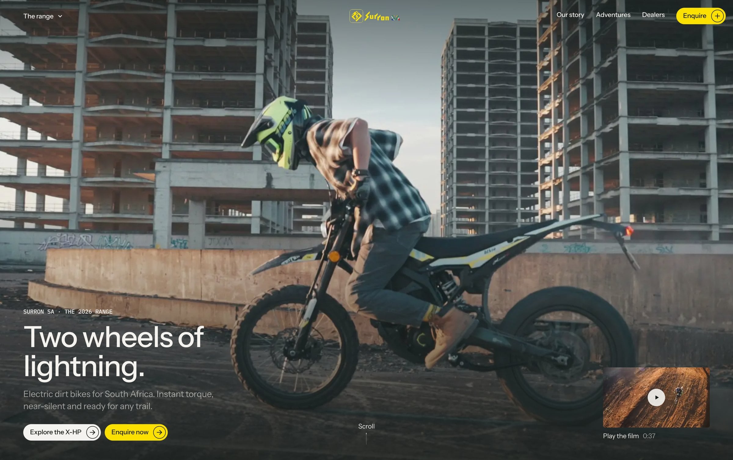 Surron SA website